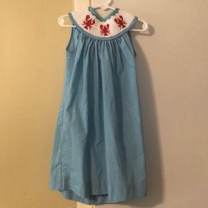 Smocked lobster dress size 24 months